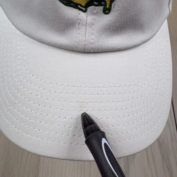 Masters American Needle Mens White Stretch Adjustable Golf Performance Hat Cap - Picture 11 of 11